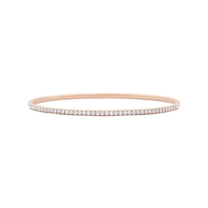Kwiat Diamond Pavé Bangle in Rose Gold