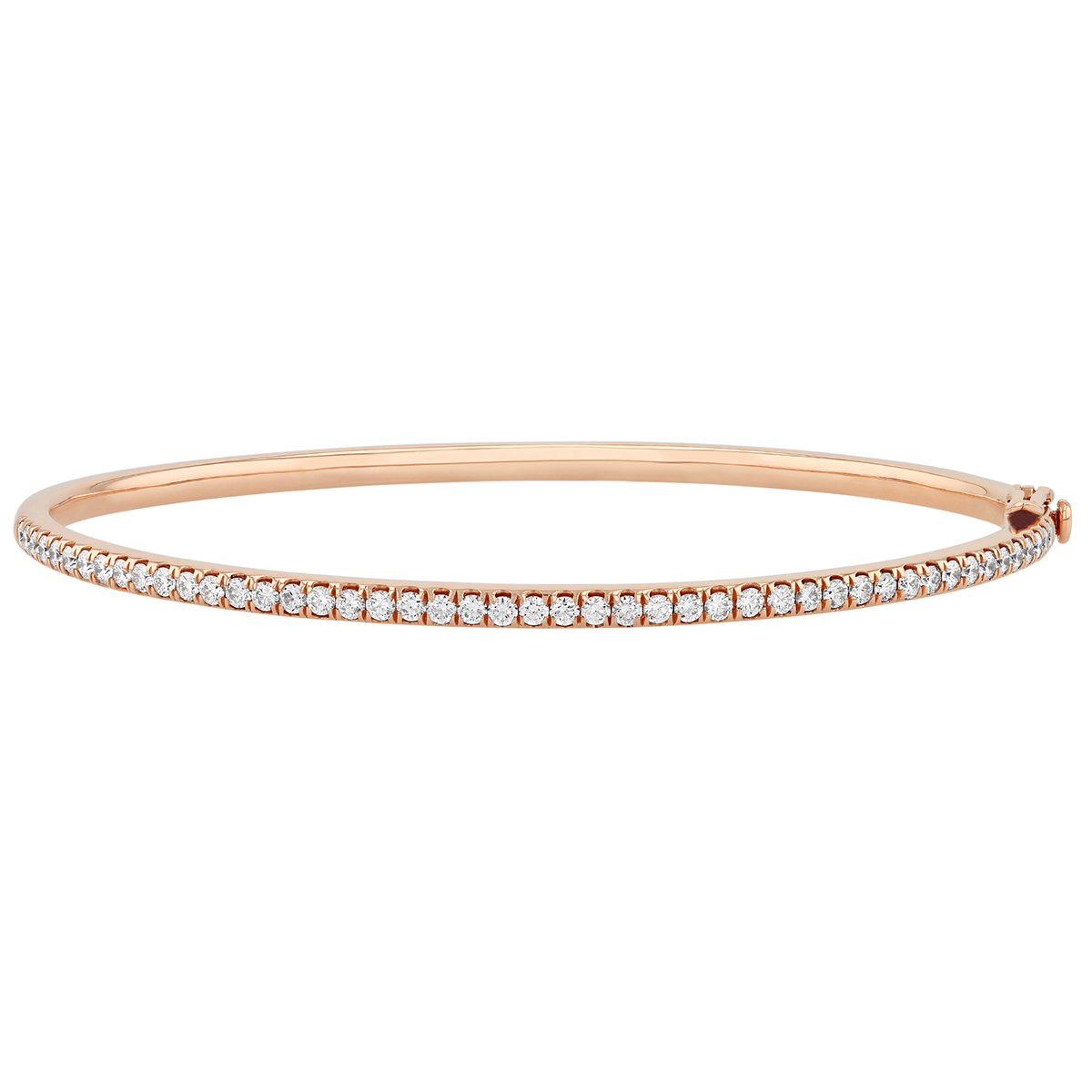 Kwiat Diamond Stackable Bangle Bracelet in Rose Gold