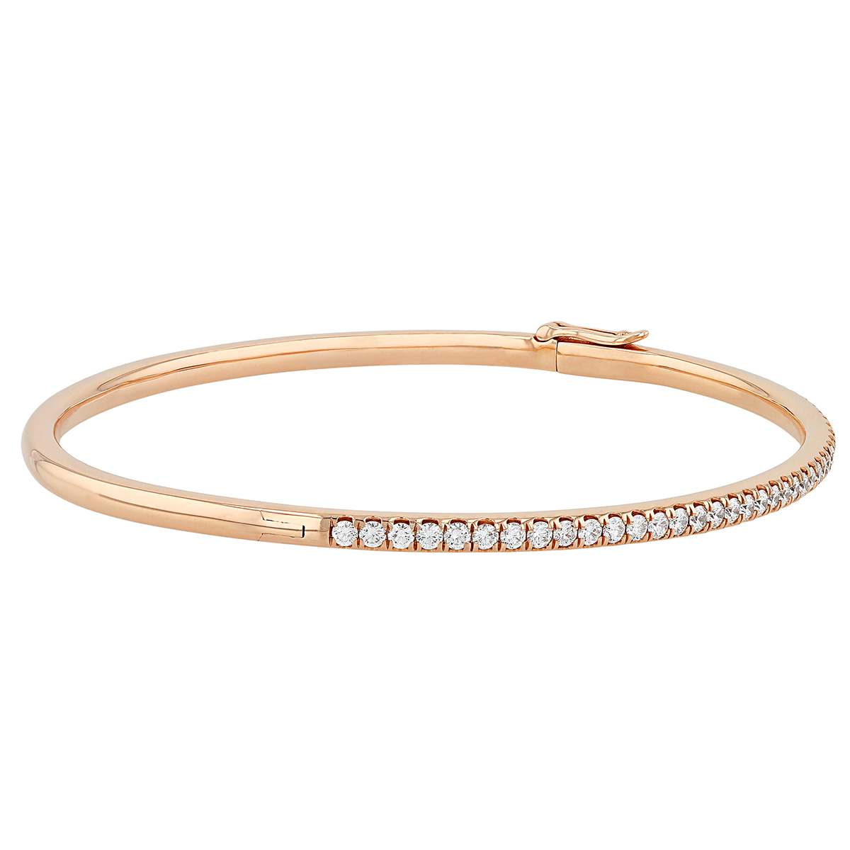 Kwiat Diamond Stackable Bangle Bracelet in Rose Gold