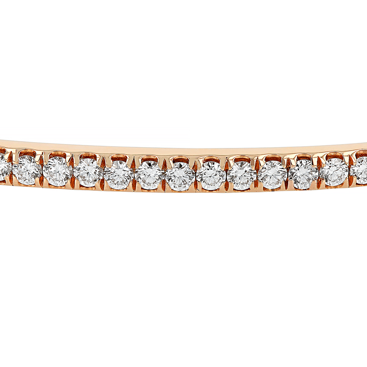 Kwiat Diamond Stackable Bangle Bracelet in Rose Gold