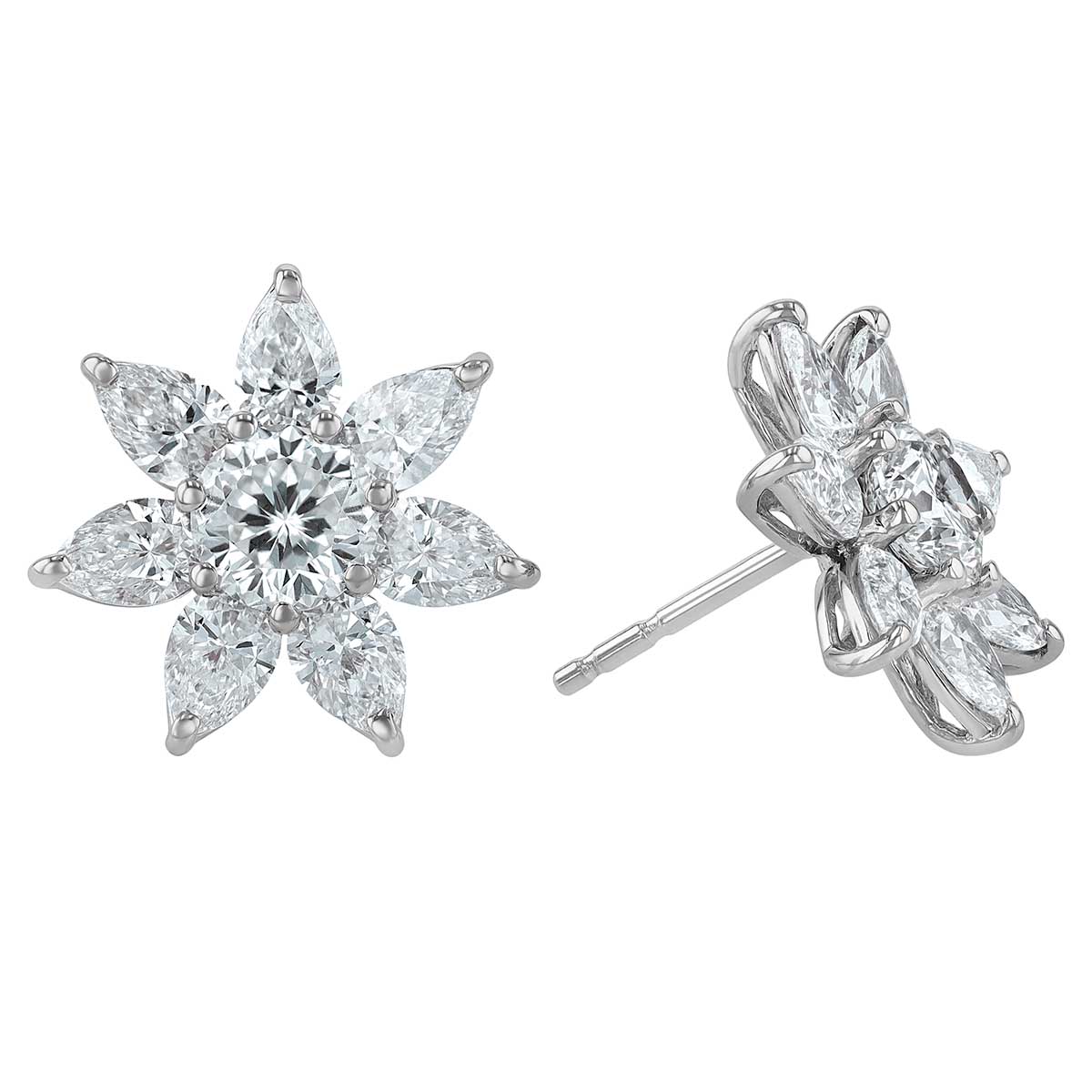 Roberto coin cento on sale diamond stud earrings