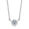 Kwiat .70 ct Round Diamond Solitaire Necklace in Platinum, 16"