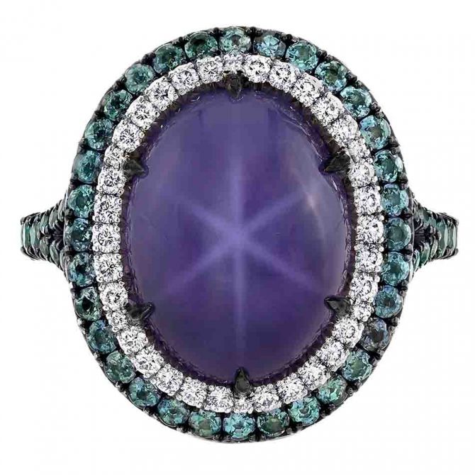 Star Sapphire Ring – (#6717) | Eade Gallery