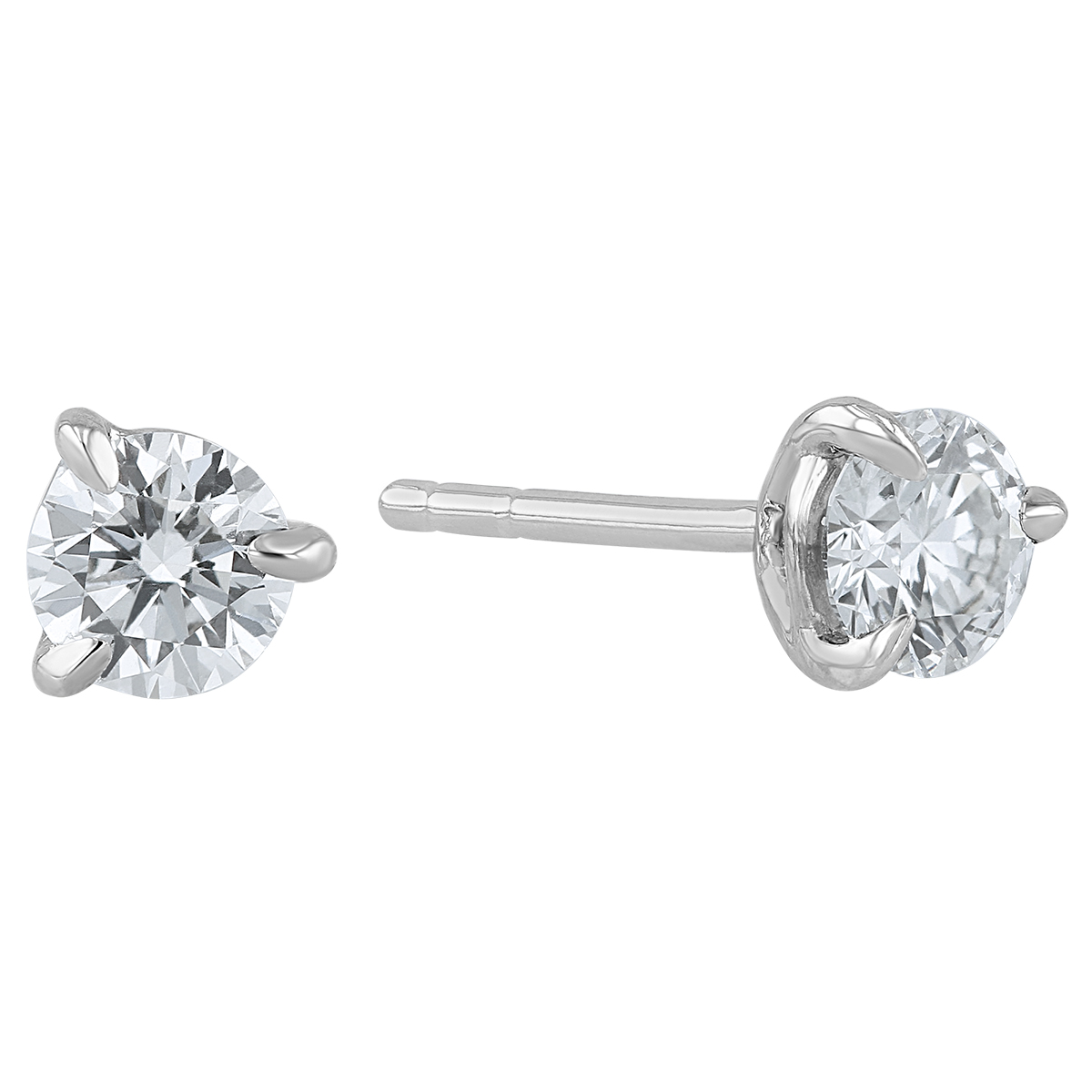 Round diamond earring jackets | Shop Earrings | Lugaro