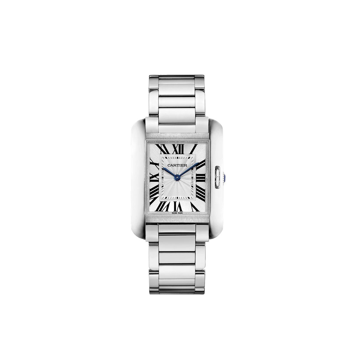 Cartier Tank Anglaise Medium Steel Women's Watch