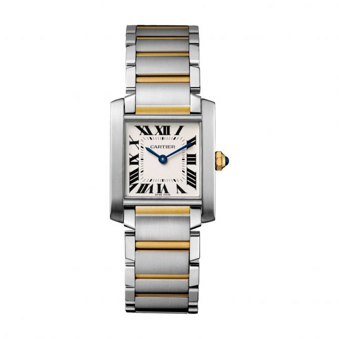 Cartier Tank FranÃ§aise Medium 18K Yellow Gold and Steel Watch