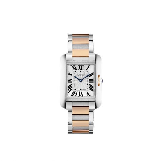 cartier tank watch rose gold