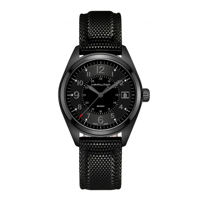 Hamilton Khaki Field Quartz Black 40mm Men s Watch H68401735