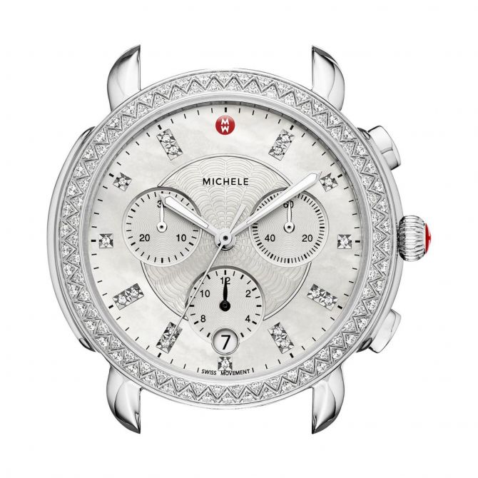 Michele Sidney Diamond 38mm Women display picture 3