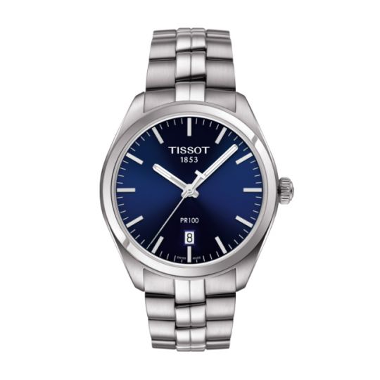 tissot pr100 titanium blue