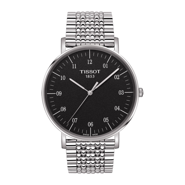 Tissot Everytime Black 42mm Men's Watch