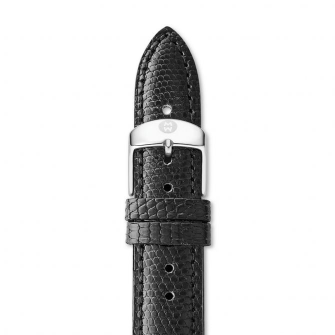 Michele Black Lizard 16mm Women's Watch Strap