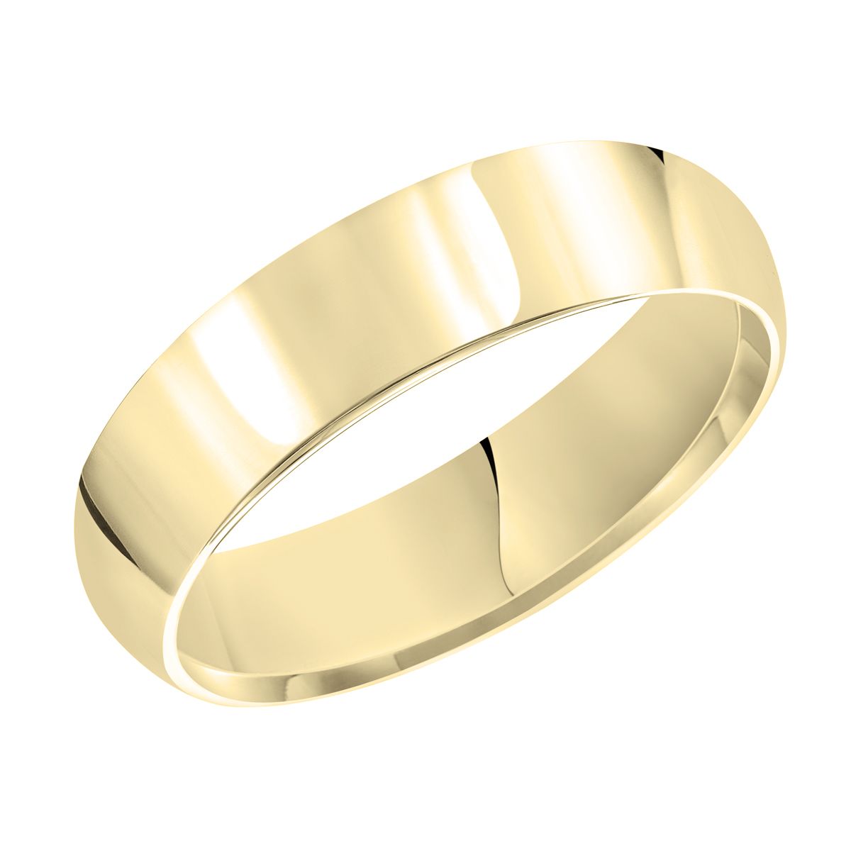 Yellow Gold Comfort Fit 7 mm Wedding Band, Size 11