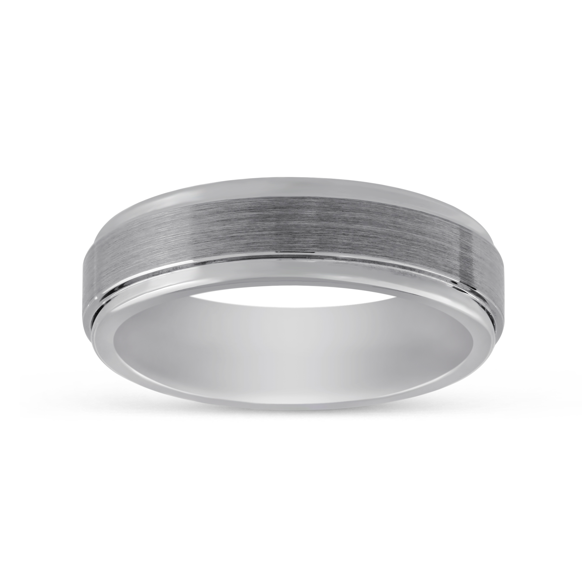 Tungsten Comfort Fit Wedding Band, 6mm, Size 9