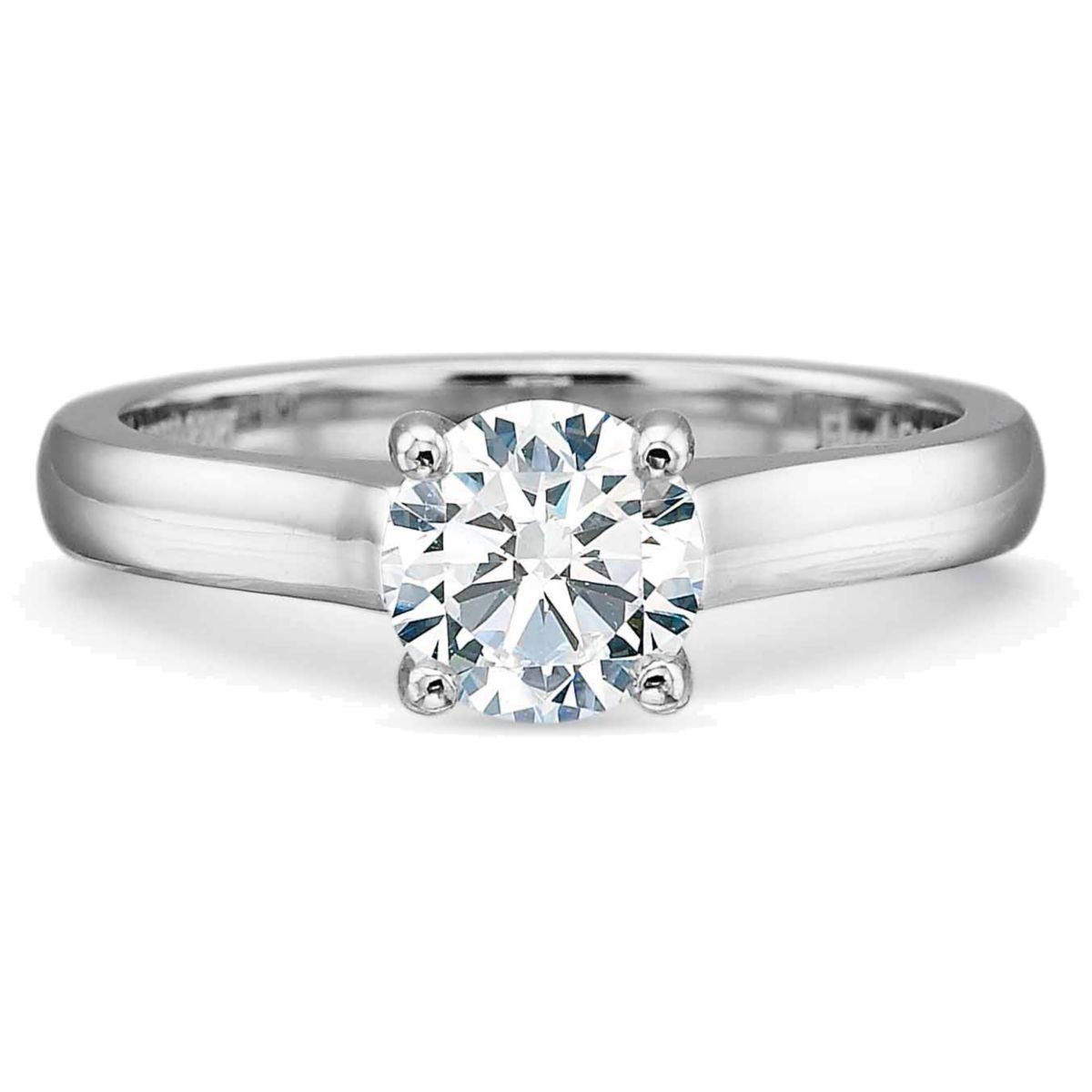 Platinum Solitaire Ring Setting