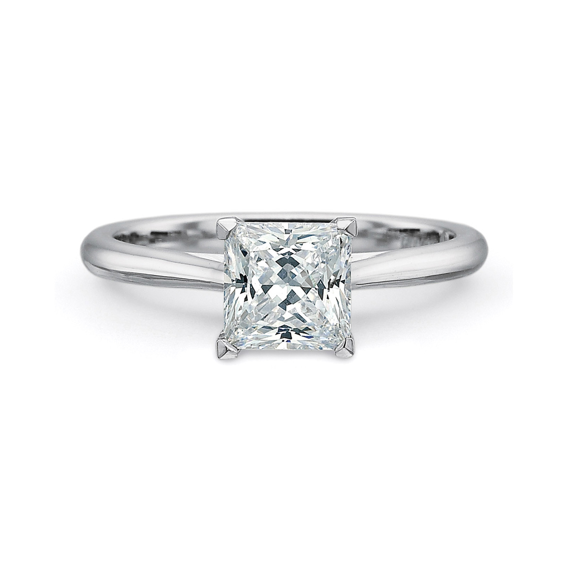 Platinum New Aire Solitiare Ring Setting