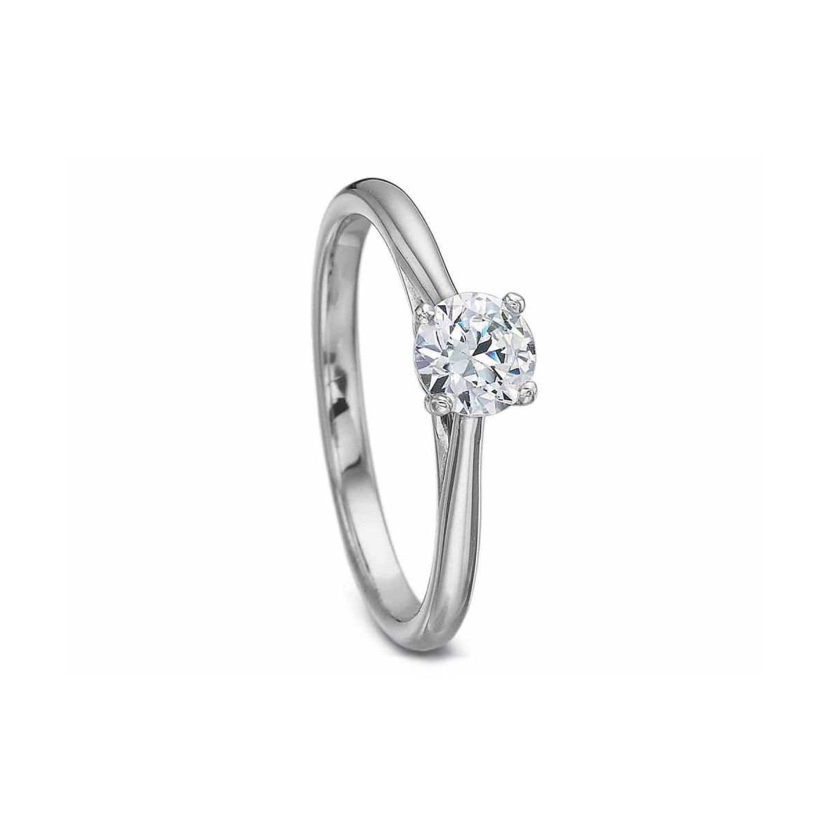 Platinum New Aire Solitaire Ring Setting