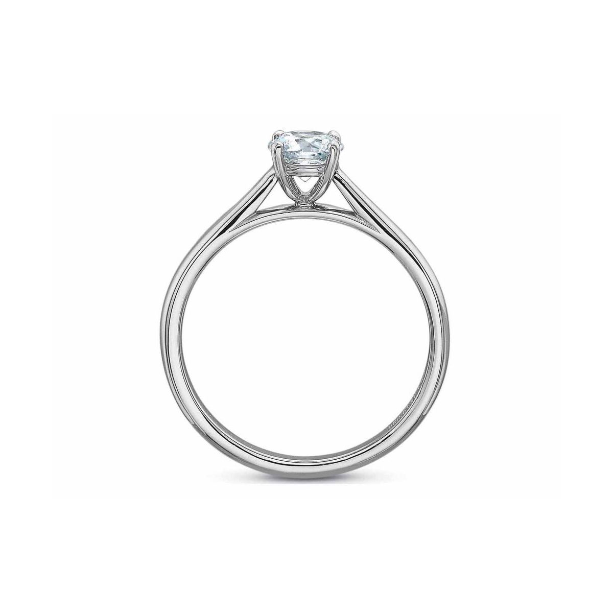 Platinum New Aire Solitaire Ring Setting