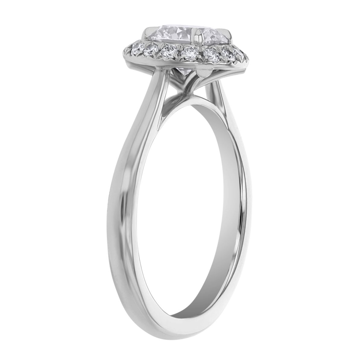 Kalahari Dream Diamond 18K White Gold Diamond Halo Ring