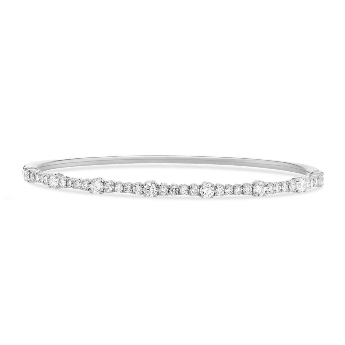18k white gold bangle Clearance