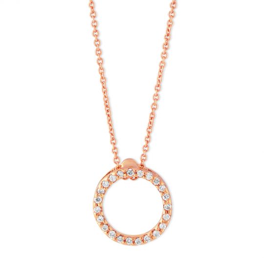Roberto Coin Tiny Treasures Circle Pendant With Dimaonds In Rose Gold 0 12 Cttw Borsheims - Rose Gold Tiny Pendant Necklace Roberto Coin Tiny Treasures Circle Pendant With Dimaonds In Rose Gold 0 12 Cttw Borsheims - Rose Gold Tiny Pendant Necklace