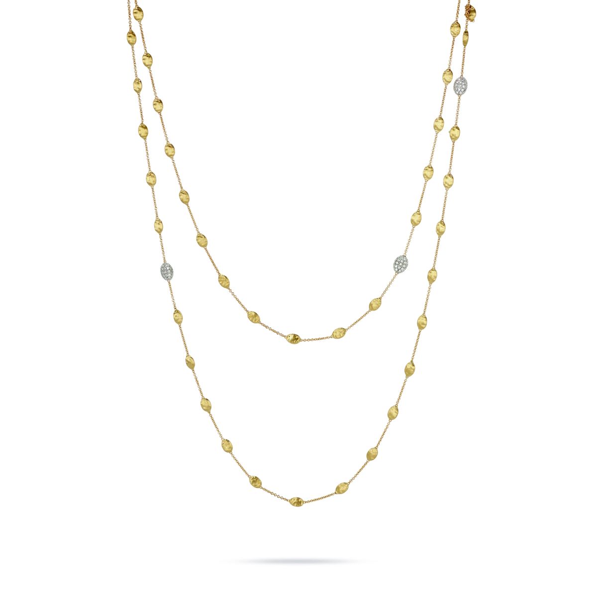 Marco Bicego 18K Yellow Gold Diamond Siviglia Necklace, 49.25