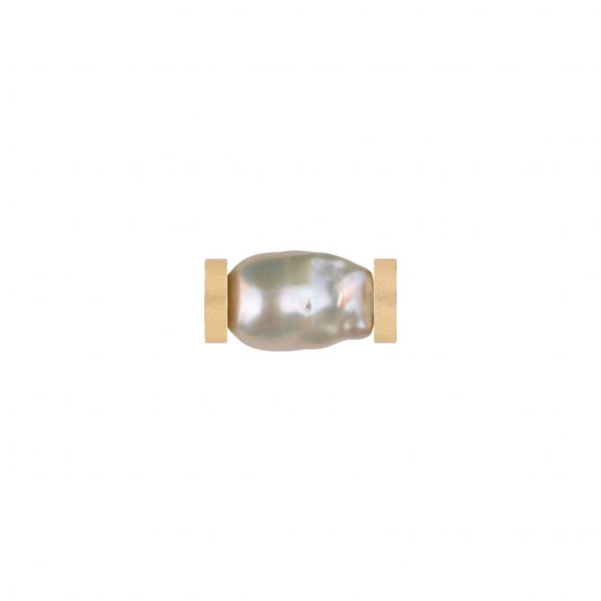 Clara Williams Yellow Tone and Freshwater Cultured Pearl Baroque Pendant