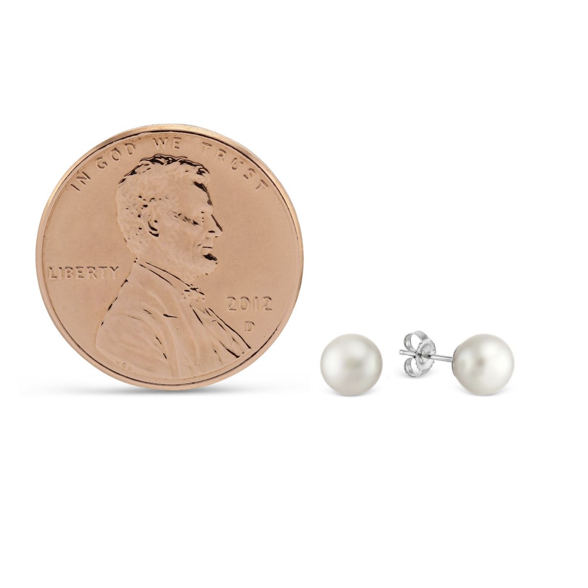 TARA Pearls Akoya Cultured Pearl Stud Earrings, 4mm in White Gold