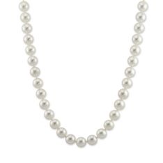 TARA Pearls Akoya Cultured Pearl Strand, 6x6.5mm in Yellow Gold, 16"