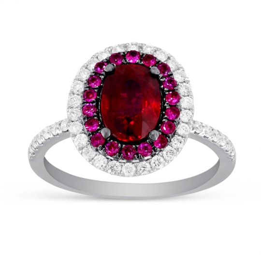 ruby halo ring ruby halo ring