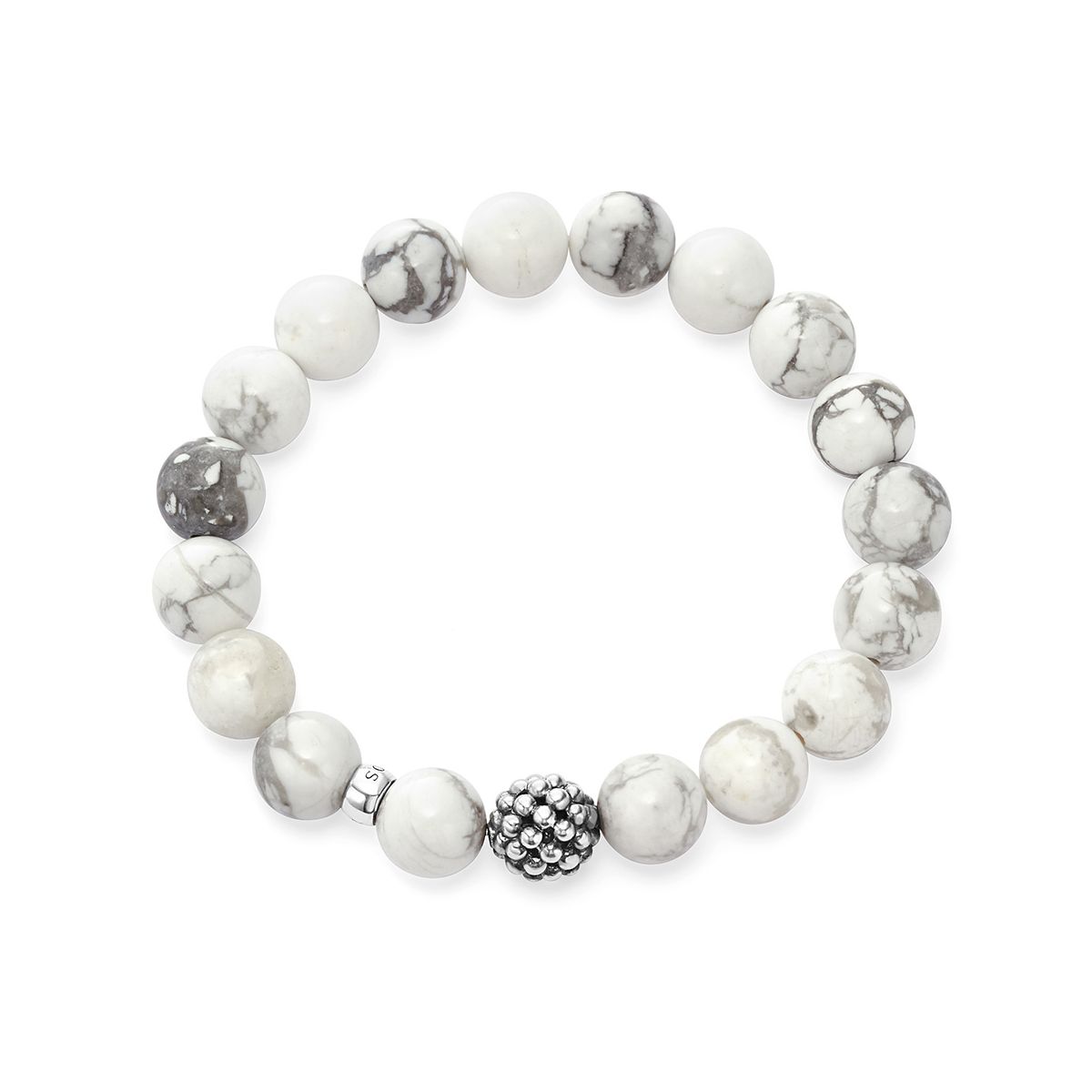 LAGOS Sterling Silver Maya Howlite Bead Bracelet