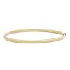 Yellow Gold Oval Hinged Bangle Bracelet