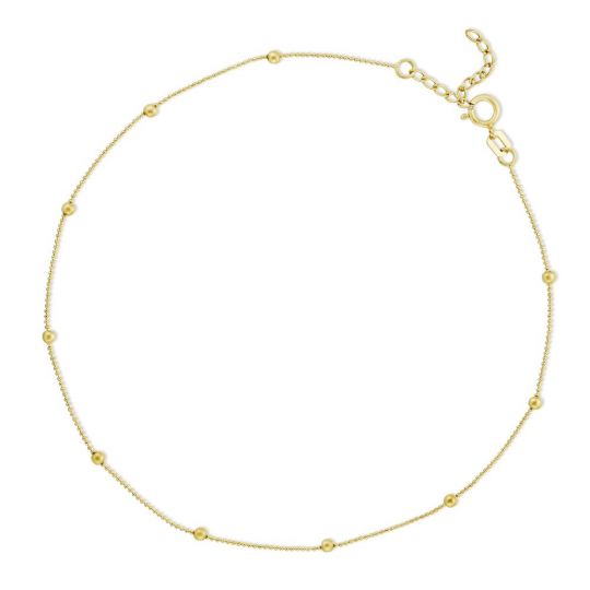 14k yellow gold ankle bracelets