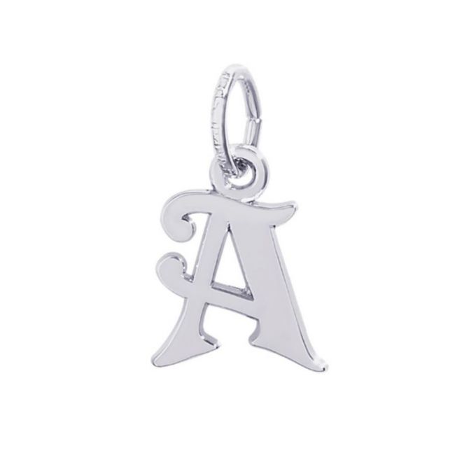 Rembrandt Sterling Silver Initial "A" Charm