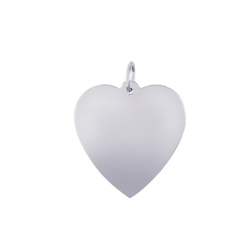 Rembrandt Sterling Silver Large Classic Heart Charm