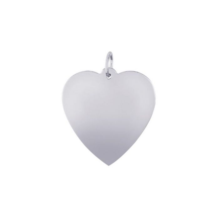 Rembrandt Sterling Silver Large Classic Heart Charm
