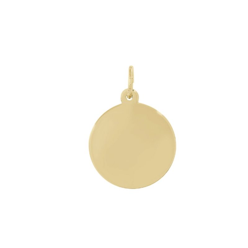 Rembrandt 14K Yellow Gold Small Disc Charm