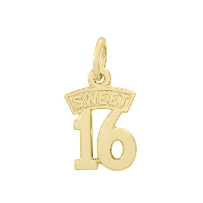 Rembrandt 10K Yellow Gold Sweet 16 Charm