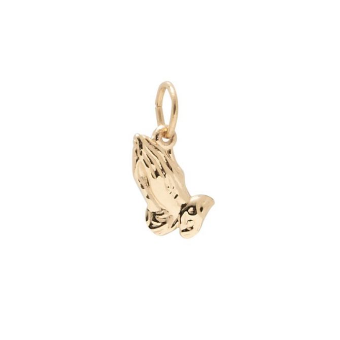 Rembrandt 14K Yellow Gold Praying Hands Charm