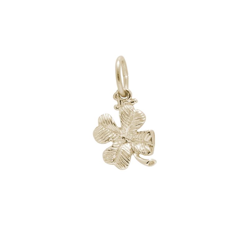 Rembrandt 14K Yellow Gold Four Leaf Clover Charm