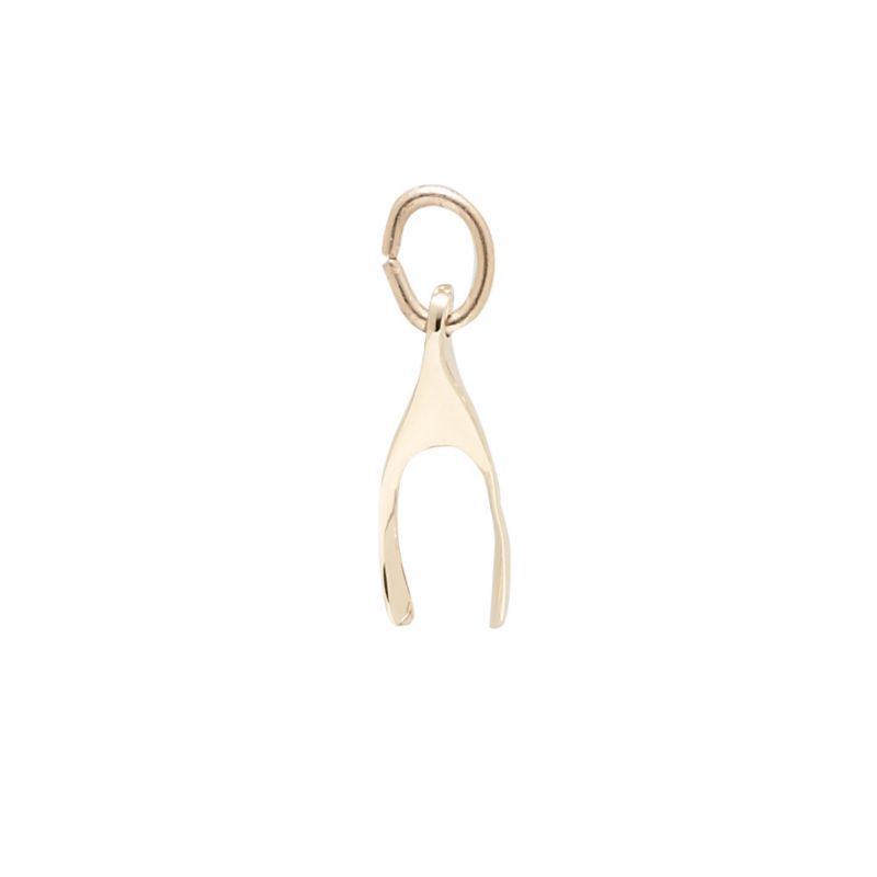 Rembrandt 14K Yellow Gold Wishbone Charm