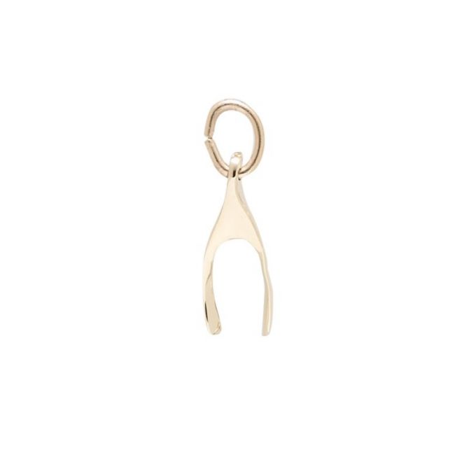 Rembrandt 14K Yellow Gold Wishbone Charm