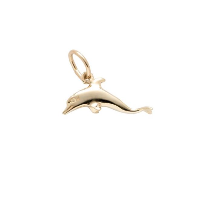 Rembrandt 14K Yellow Gold Dolphin Charm