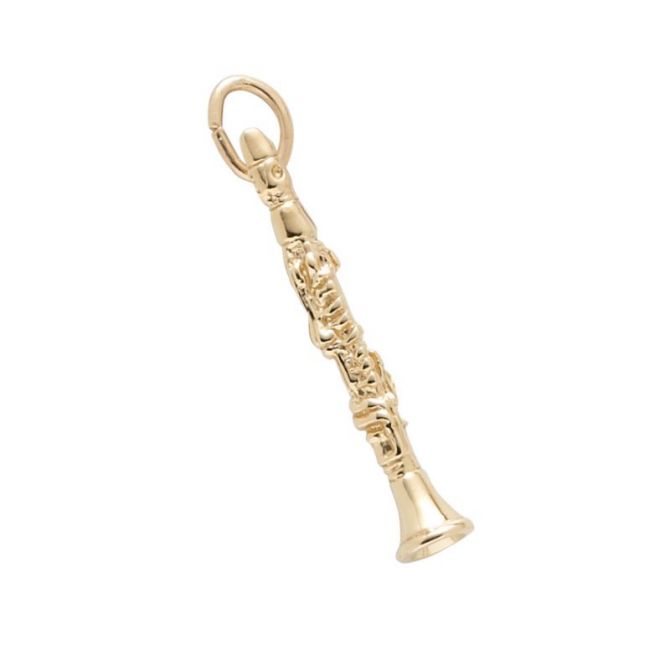 Rembrandt 14K Yellow Gold Clarinet Charm