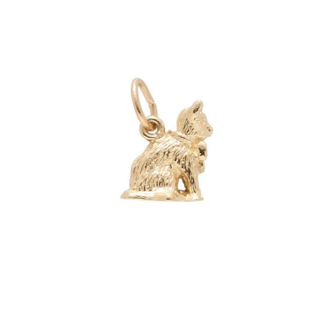 Rembrandt 14K Yellow Gold Cat Charm