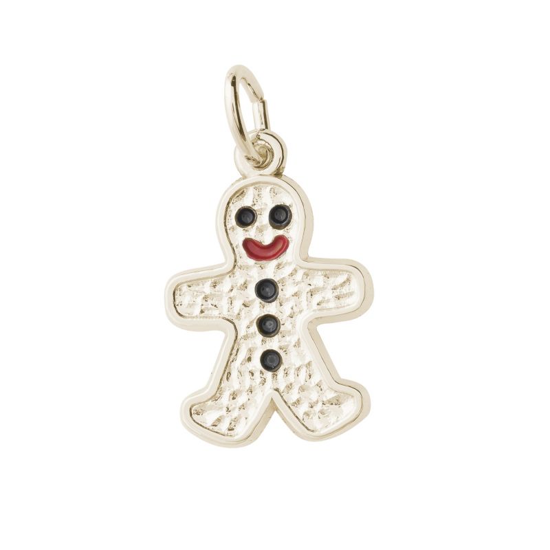 Rembrandt 14K Yellow Gold Gingerbread Man Charm