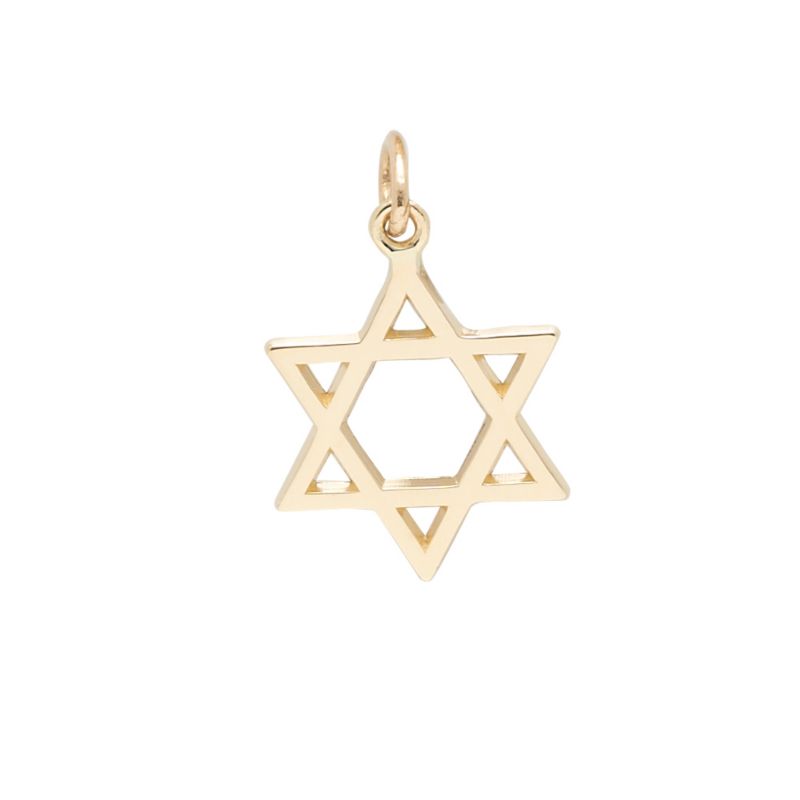 Rembrandt 14K Yellow Gold Star of David Charm