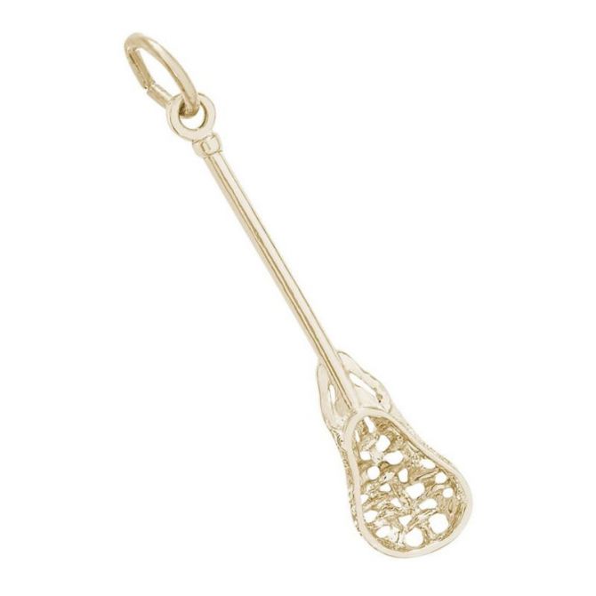 Rembrandt 14K Yellow Gold Lacrosse Charm