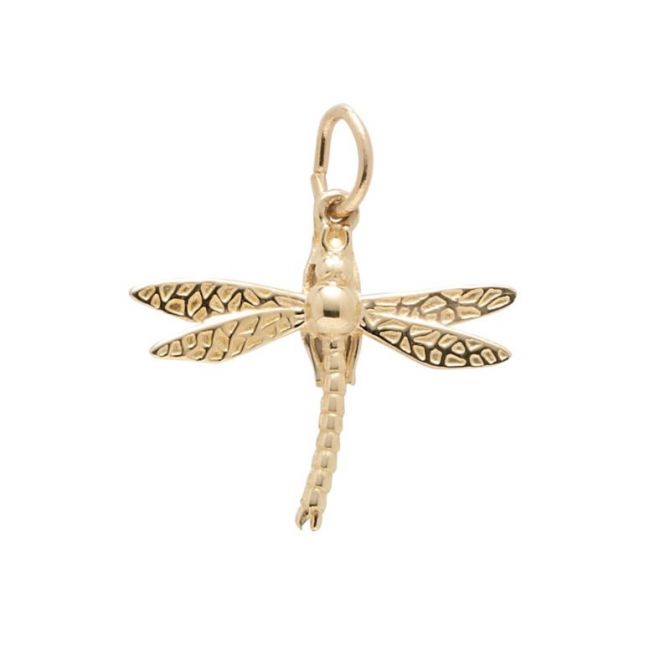 Rembrandt 14K Yellow Gold Dragonfly Charm