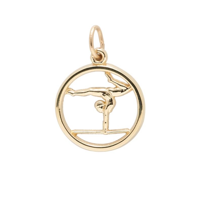 Rembrandt 14K Yellow Gold Gymnast Charm